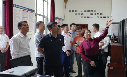 33.李琼华总经理接待吉林省督导组有关辅导对酒店公司进行安全综合结合查抄_副本.jpg